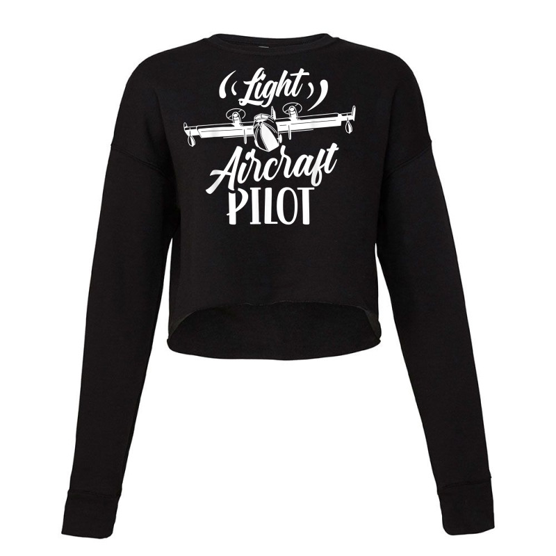 Light Aircraft Pilot Small Airplane Private T Shirt Cropped Sweater by MoczoTenleigh | Artistshot