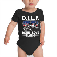 Funny Aviation Airplane Flying Private Pilot Airplane T Shirt Baby Bodysuit | Artistshot