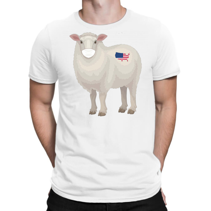 Sheep Mask America T-shirt | Artistshot