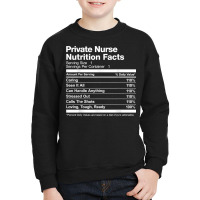 Mens Private Nurse Nutrition Facts Funny T Shirt Youth Sweatshirt | Artistshot