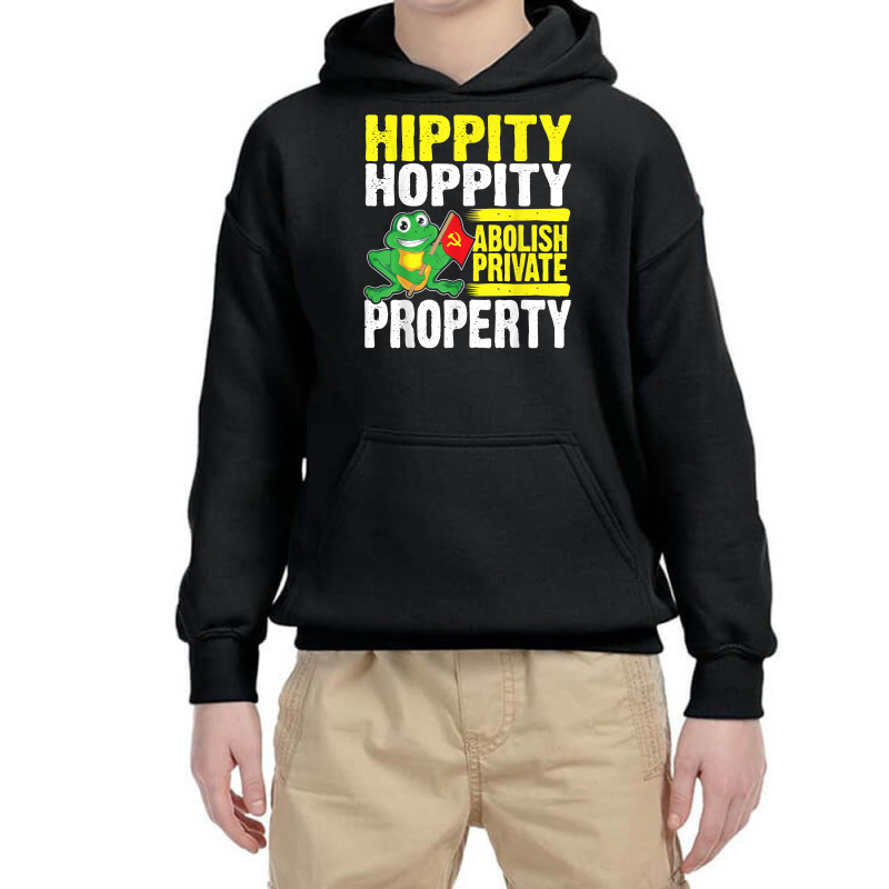 Funny Hippity Hoppity Abolish Private Property Frog Gift Men T Shirt Youth Hoodie by sosieclaton | Artistshot