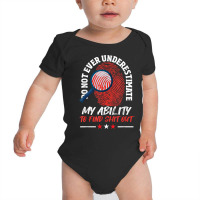 Private Detective Investigator Observation Hobby Detective T Shirt Baby Bodysuit | Artistshot