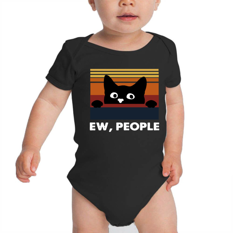 Cat Ew People Vintage Baby Bodysuit by Li Min Ho | Artistshot