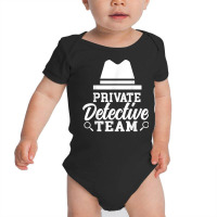 Private Detective Team Investigation Investigator Spy T Shirt Baby Bodysuit | Artistshot