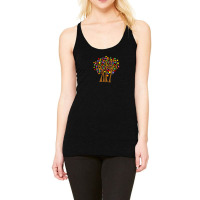 Funky Cool Artsy Colorful Trees Abstract Art Racerback Tank | Artistshot