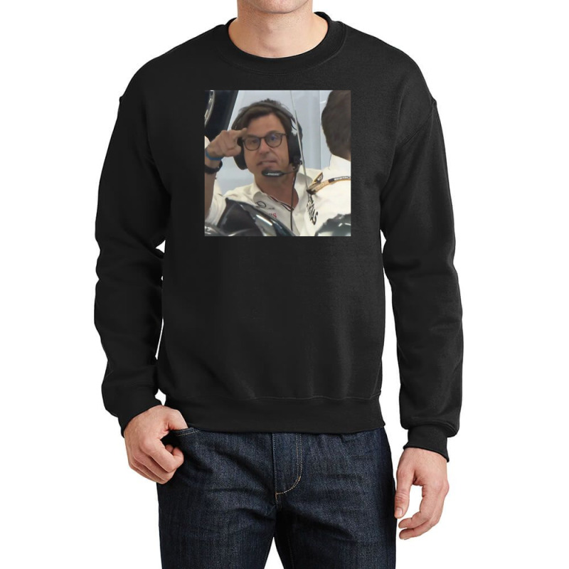 Mad Toto Wolff Crewneck Sweatshirt by harduvines | Artistshot