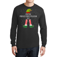 Private Investigator Elf Christmas Gift T Shirt Long Sleeve Shirts | Artistshot