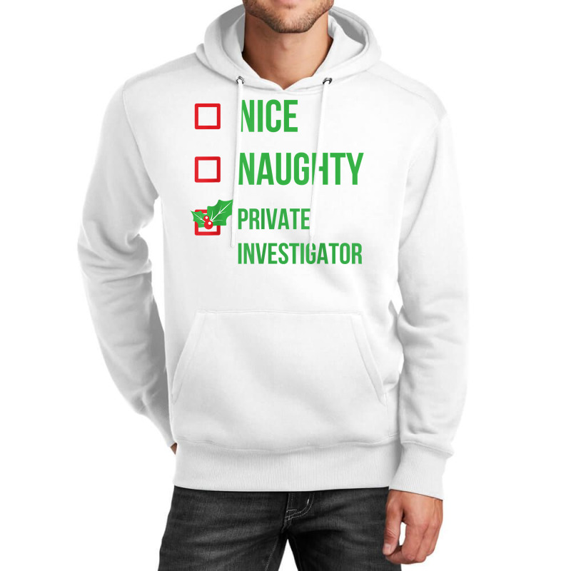 Private Investigator Funny Pajama Christmas Gift T Shirt Unisex Hoodie by AshleyPenez | Artistshot