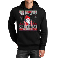 Private Nurse Christmas Gnome Matching Family Ugly T Shirt Unisex Hoodie | Artistshot