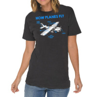 Private Pilot Aerospace Engineer How Planes Fly Engineering T Shirt Vintage T-shirt | Artistshot