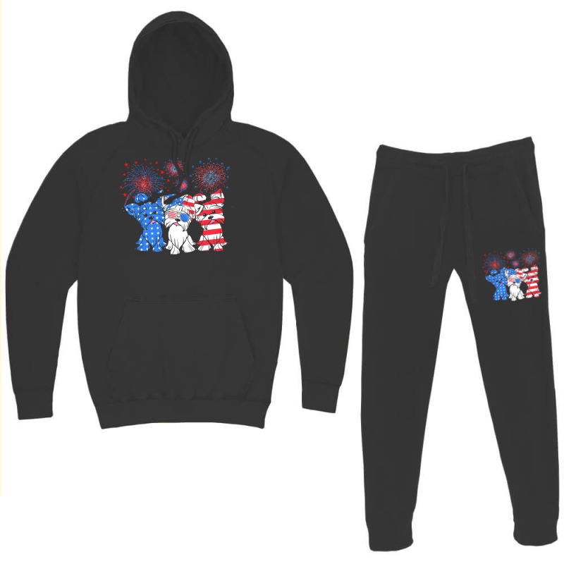 Yorkie Yorkshire Dog American Flag T  Shirt Funny Yorkie Yorkshire Dog Hoodie & Jogger Set | Artistshot