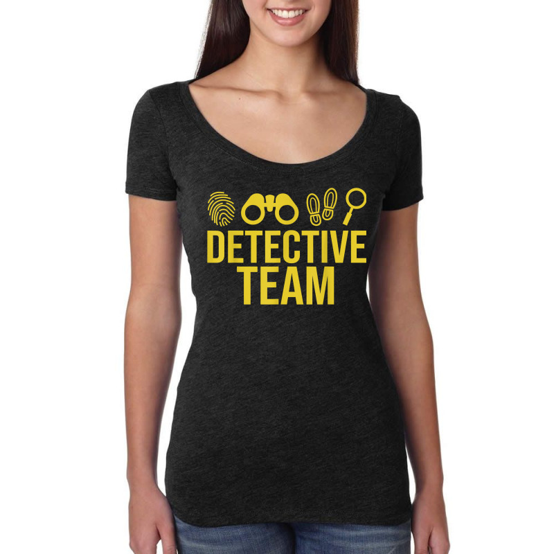 Private Investigator Detective Espionage Office Training T Shirt Women's Triblend Scoop T-shirt by MoczoTenleigh | Artistshot