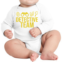 Private Investigator Detective Espionage Office Training T Shirt Long Sleeve Baby Bodysuit | Artistshot