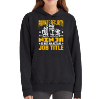 Private Security Job Title   Funny Personal Guard Security T Shirt Vintage Hoodie | Artistshot