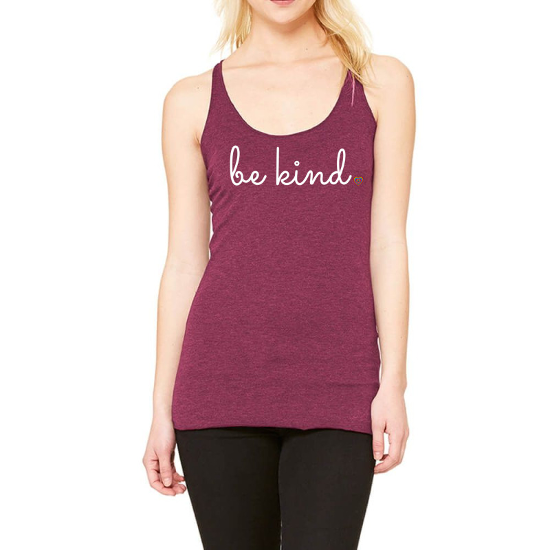 Be Kind Plus Size Graphic Racerback Tank by 1 T-shirts | Artistshot