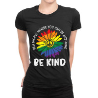 Be Kind Pride Plus Size Graphic Ladies Fitted T-shirt | Artistshot