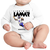 Lightning Lamar Long Sleeve Baby Bodysuit | Artistshot