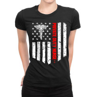 Private Duty Nurse American Flag Rn Registered Nurse Gift T Shirt Ladies Fitted T-shirt | Artistshot