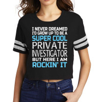 Private Investigator T Shirt Funny Gift Scorecard Crop Tee | Artistshot