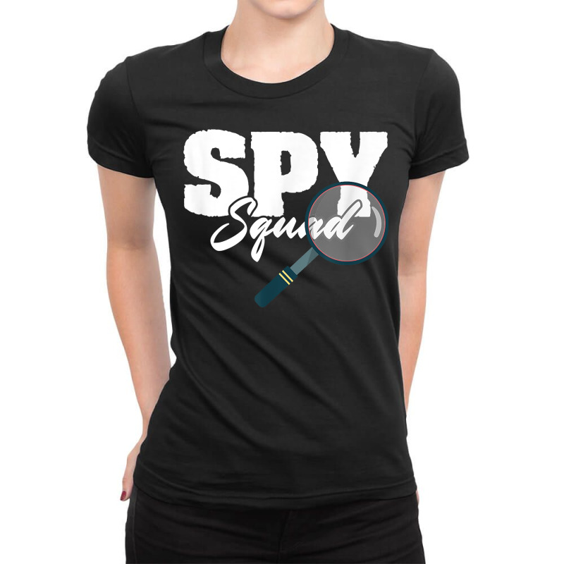 Spy Squad Police Crime Investigator Private Detective Team T Shirt Ladies Fitted T-Shirt by MoczoTenleigh | Artistshot