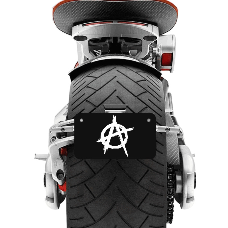 Anarchy Motorcycle License Plate | Artistshot