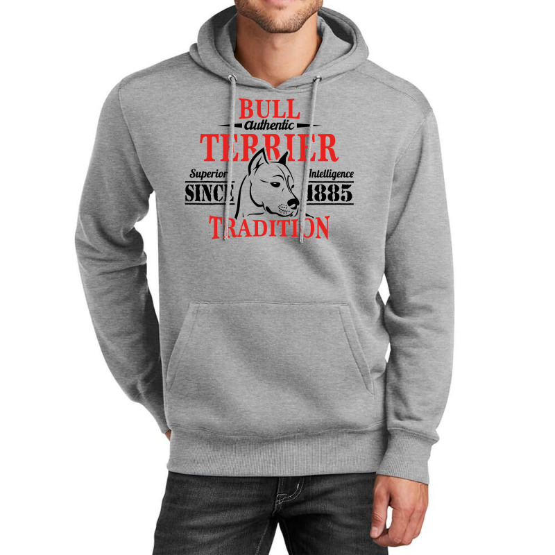 Authentic Bull Terrier Tradition Unisex Hoodie by tshiart | Artistshot