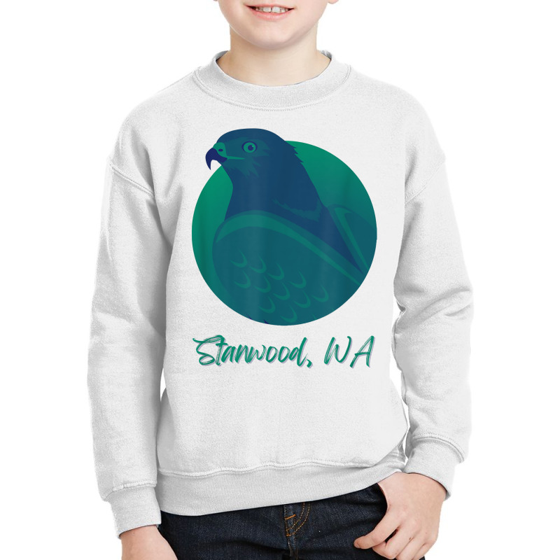 Stanwood Wa Osprey Sea Green Raptor Ocean Bird T Shirt Youth Sweatshirt by MoczoTenleigh | Artistshot