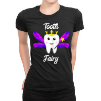 Tooth Fairy Cute Dental Assistant Oral Dentist Costume T Shirt Ladies Fitted T-shirt | Artistshot