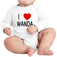 I Love Wanda Long Sleeve Baby Bodysuit | Artistshot