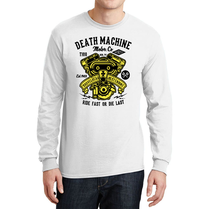 Death Machine Long Sleeve Shirts by Leona Art | Artistshot