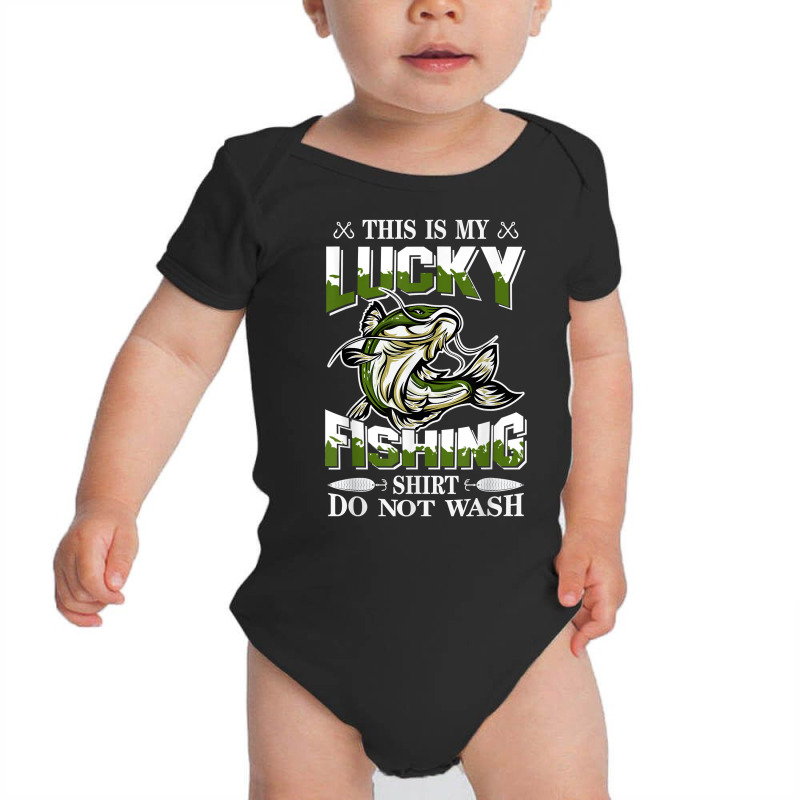 Custom Lucky Fishing Shirt For Kids Do Not Wash Christmas Fisherman T Shirt  Baby Bodysuit By Cm-arts - Artistshot