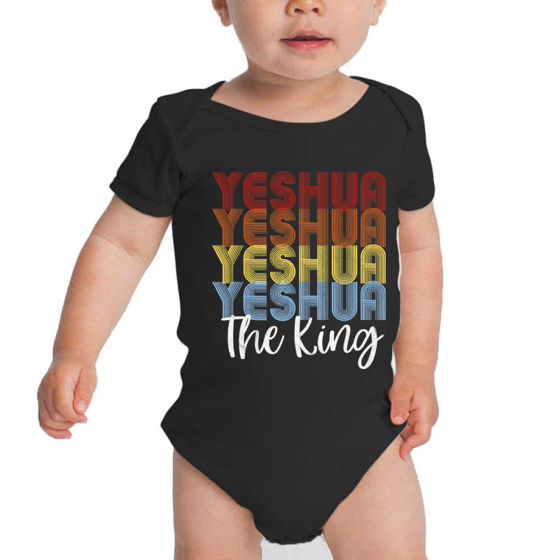 Yeshua Retro Vintage Messianic Jesus Gift Baby Bodysuit | Artistshot