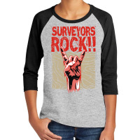 Surveyor Rock!! Youth 3/4 Sleeve | Artistshot