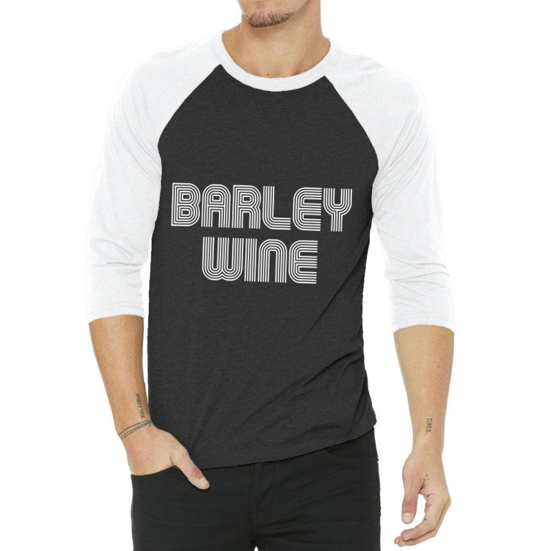 Barley Wine Vintage Retro 70s 80s Funny 3/4 Sleeve Shirt | Artistshot