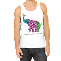 Elephant With Flower Metastatic Breast Cancer Awareness T Shirt Tank Top | Artistshot