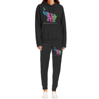 Elephant With Flower Metastatic Breast Cancer Awareness T Shirt Hoodie & Jogger Set | Artistshot