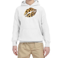 Leopard Lips Youth Hoodie | Artistshot