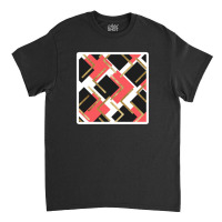 Modern Rose Gold Circles On Charcoal Black 23069070 Classic T-shirt | Artistshot