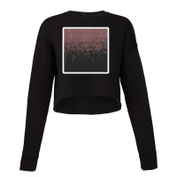 Modern Rose Gold Teal Marble Glitter Gradient 38981946 Cropped Sweater | Artistshot