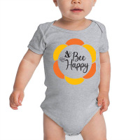 Bee Happy Baby Bodysuit | Artistshot