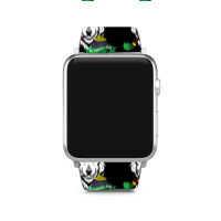 Leprechaun Hat Smoking Pipe Funny Wolf St Patricks Day Party T Shirt Apple Watch Band | Artistshot