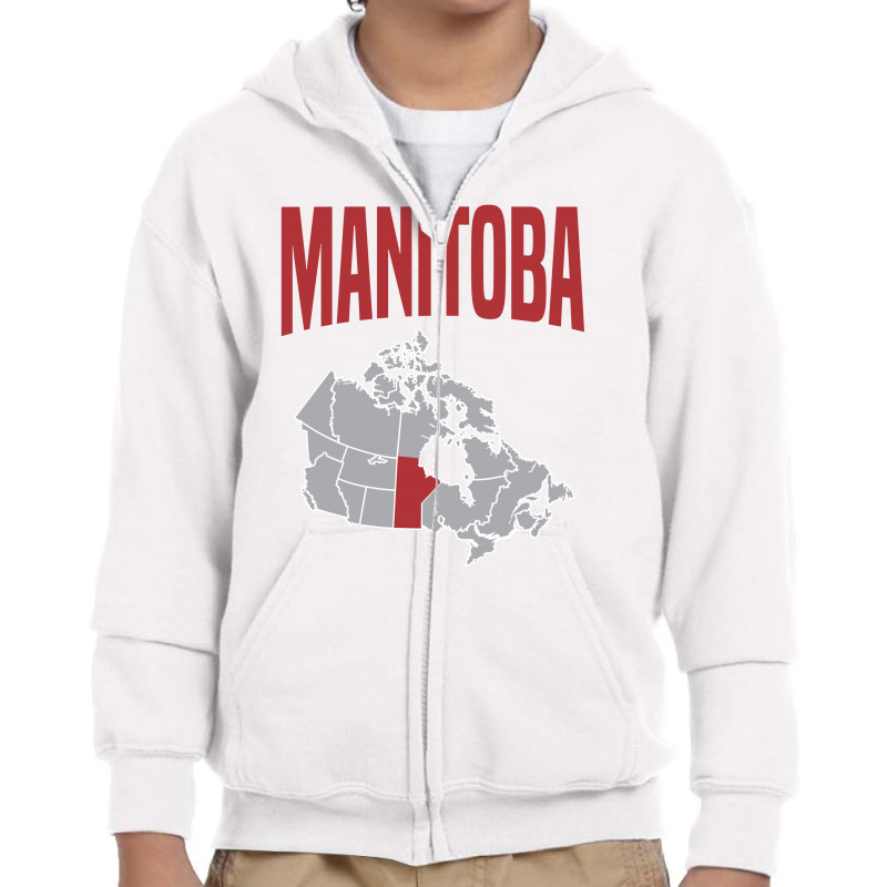 Manitoba Youth Zipper Hoodie | Artistshot