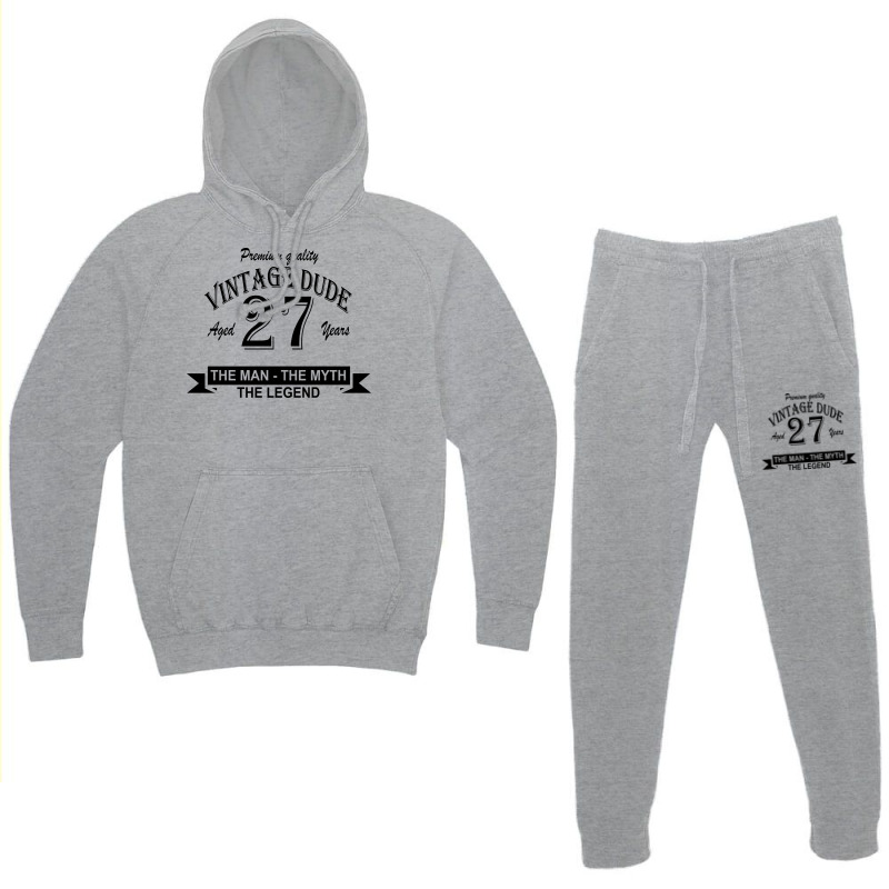 Aged 27 Years Hoodie & Jogger Set | Artistshot