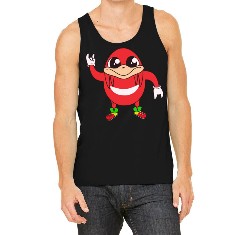 Custom Ugandan Knuckles Tank Top By Tabby - Artistshot