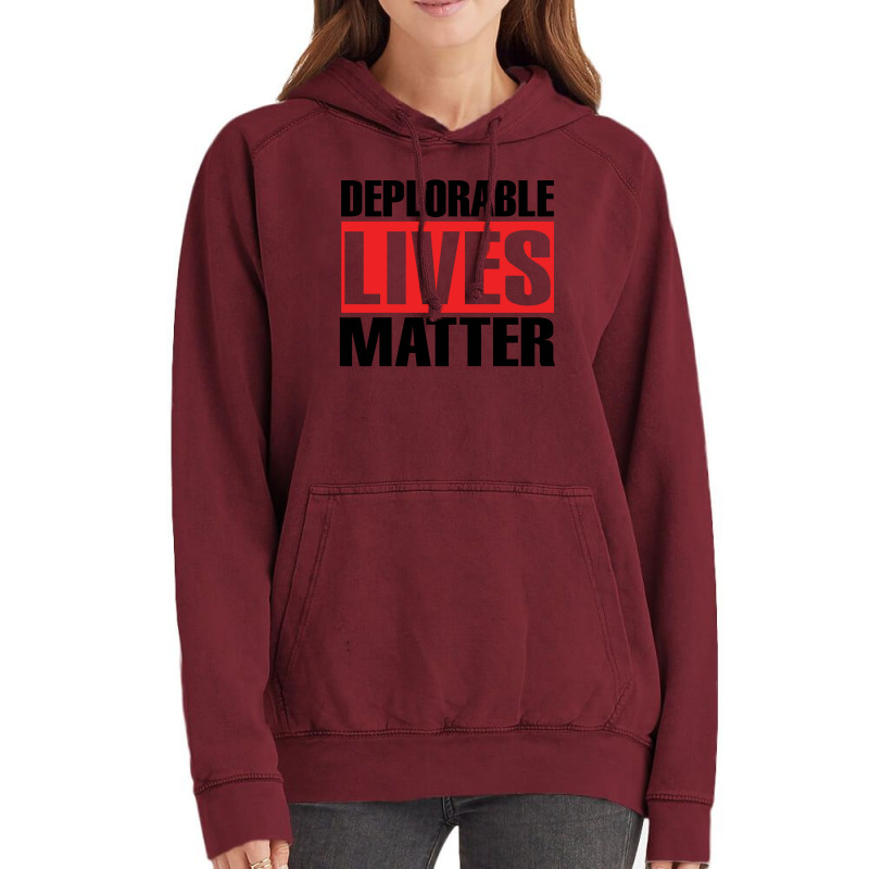 Deplorable Lives Matter Vintage Hoodie | Artistshot