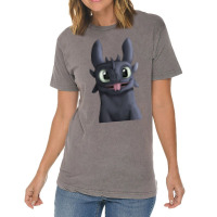 Funny Toothless Dragon Vintage T-shirt | Artistshot