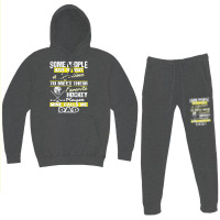 Hockey Player's Dad - Father's Day - Dad Shirts Hoodie & Jogger Set | Artistshot