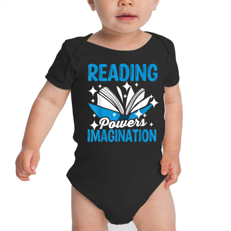 Reading Powers Imagination Reading Teacher Bookworm T Shirt Baby Bodysuit by ranmarbunathoo90 | Artistshot