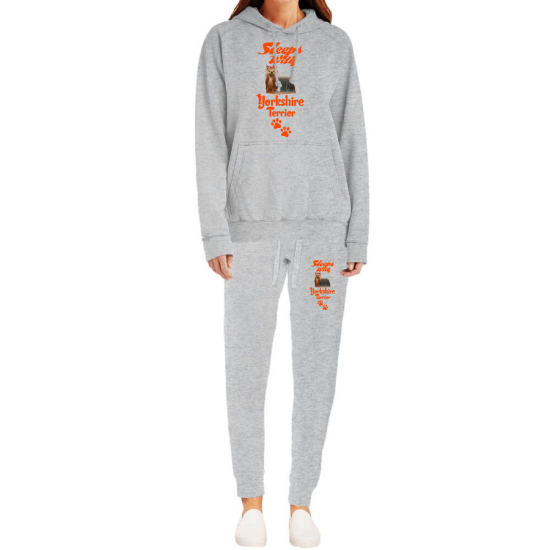 Sleeps With Yorkshire Terrier Hoodie & Jogger set by tshiart | Artistshot