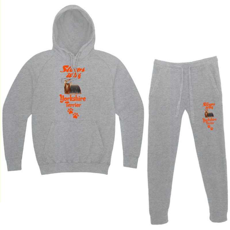 Sleeps With Yorkshire Terrier Hoodie & Jogger set by tshiart | Artistshot